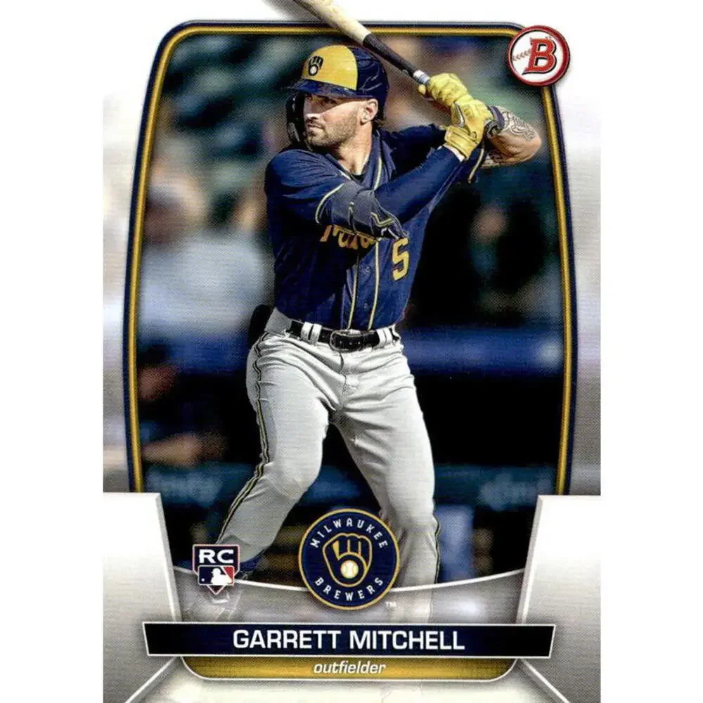 2023 Bowman Garrett Mitchell RC #41 Milwaukee Brewers